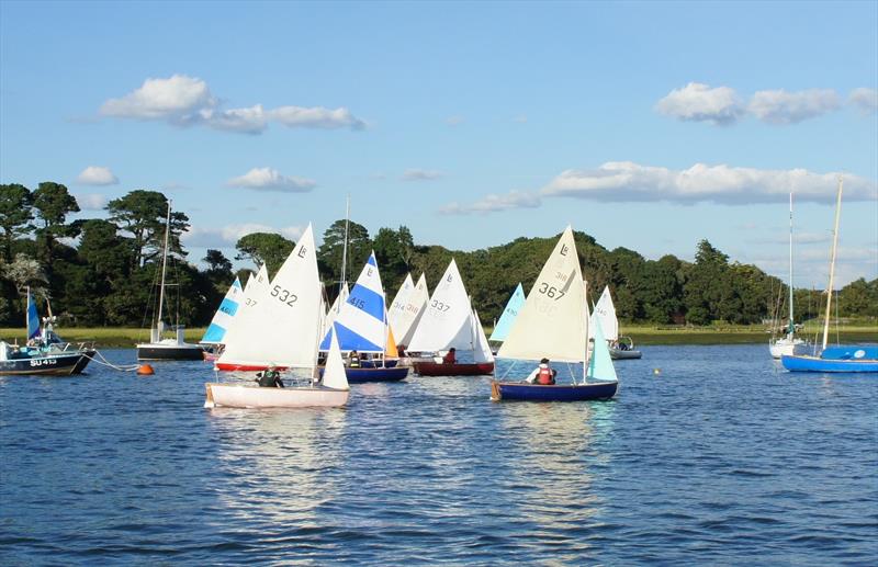 Scows racing in Lymington photo copyright RLymYC taken at Royal Lymington Yacht Club and featuring the Scow class