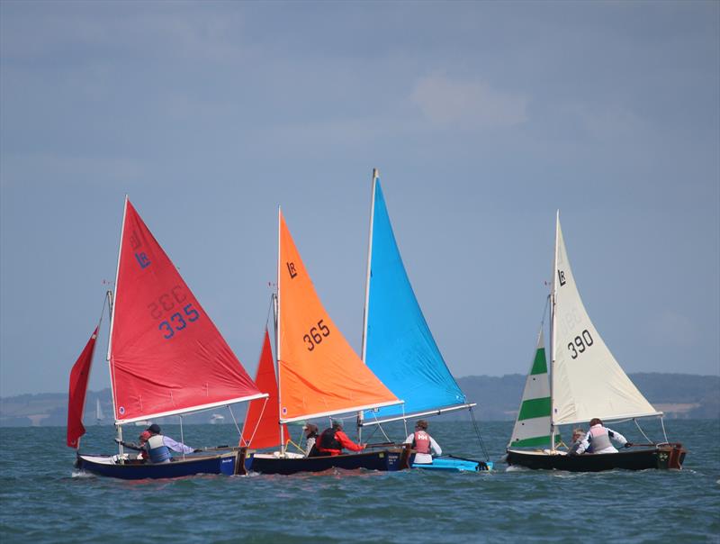 Keyhaven Week 2019 photo copyright Richard Dawson / Alison Boxall / Tom Compton taken at Keyhaven Yacht Club and featuring the Scow class