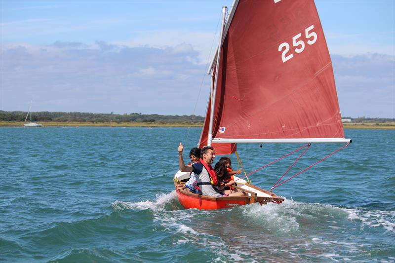 Keyhaven Week 2019 photo copyright Richard Dawson / Alison Boxall / Tom Compton taken at Keyhaven Yacht Club and featuring the Scow class