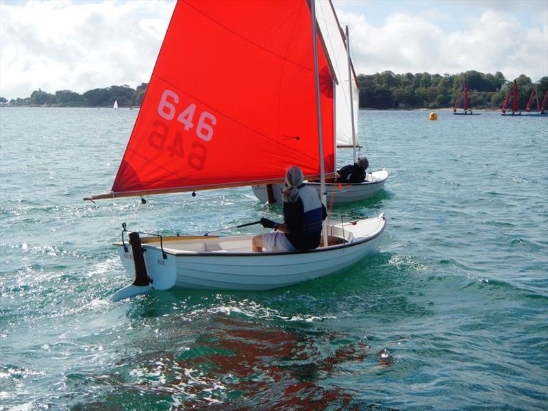 Scows starting race 2 during the weekend's racing at Bembridge - photo © Mike Samuelson