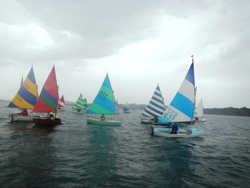 Scow Chamionship race 2 during Bembridge Week 2020 photo copyright Mike Samuelson taken at Bembridge Sailing Club and featuring the Scow class