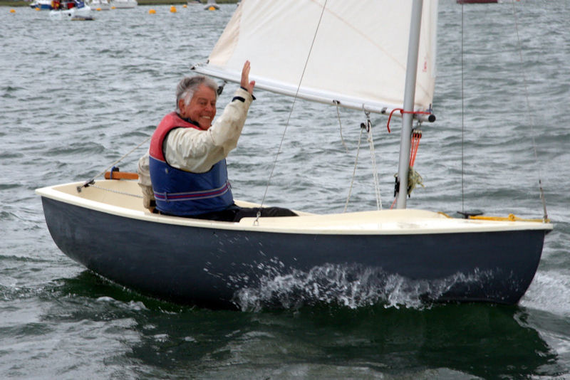 Martin Windebank during the Bosham Regatta photo copyright Malcolm Butler taken at Bosham Sailing Club and featuring the Scow class