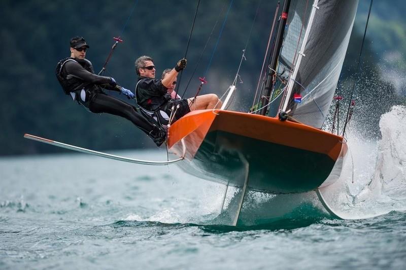 The success of Hugh Welbourn's Quant 23 suggests that the concept of the big scow was the way to go, albeit now with a high tech lightweight hull, modern rig and foils - photo © Quant Boats
