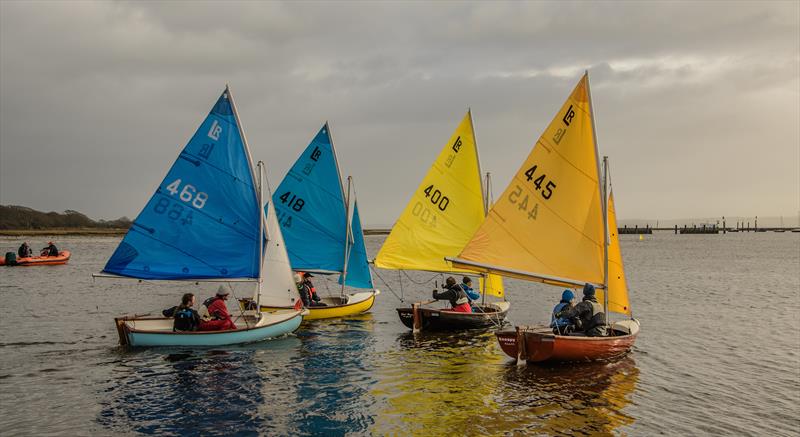 Royal Lymington Penguin Trophy 2021 photo copyright Paul French taken at Royal Lymington Yacht Club and featuring the Scow class