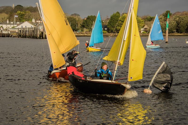 Royal Lymington Penguin Trophy 2021 photo copyright Paul French taken at Royal Lymington Yacht Club and featuring the Scow class