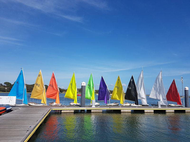 Royal Lymington Wednesday Junior Sailing photo copyright RLymYC taken at Royal Lymington Yacht Club and featuring the Scow class