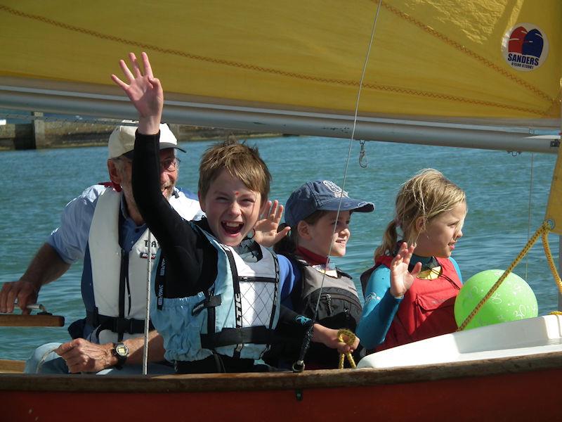 Royal Lymington Wednesday Junior Sailing photo copyright RLymYC taken at Royal Lymington Yacht Club and featuring the Scow class