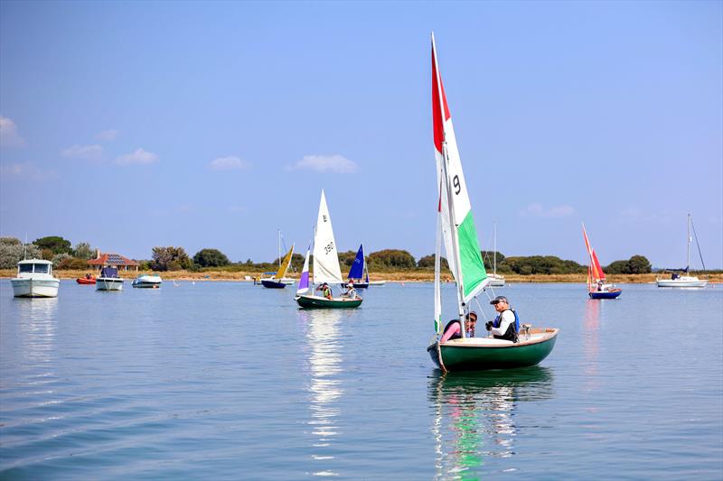 Sunday at the Keyhaven Regatta 2025 photo copyright Sean Jardine taken at Keyhaven Yacht Club and featuring the Scow class