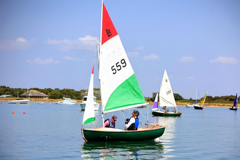 Sunday at the Keyhaven Regatta 2025 photo copyright Sean Jardine taken at Keyhaven Yacht Club and featuring the Scow class