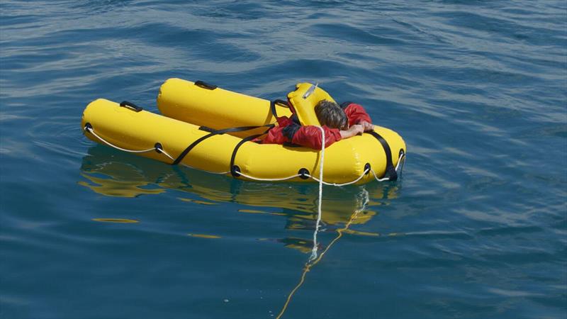 The Sea Rscue Sled has no rear transom  photo copyright Sea Rsscue Sled taken at  and featuring the  class