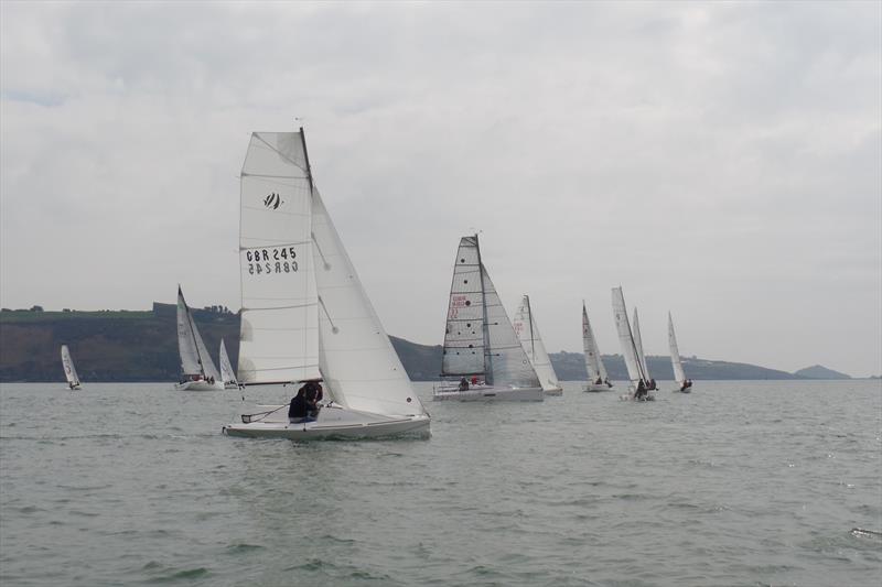 Plymouth Gin Series Week 1 photo copyright Chris Hampe taken at Royal Plymouth Corinthian Yacht Club and featuring the Seascape 18 class