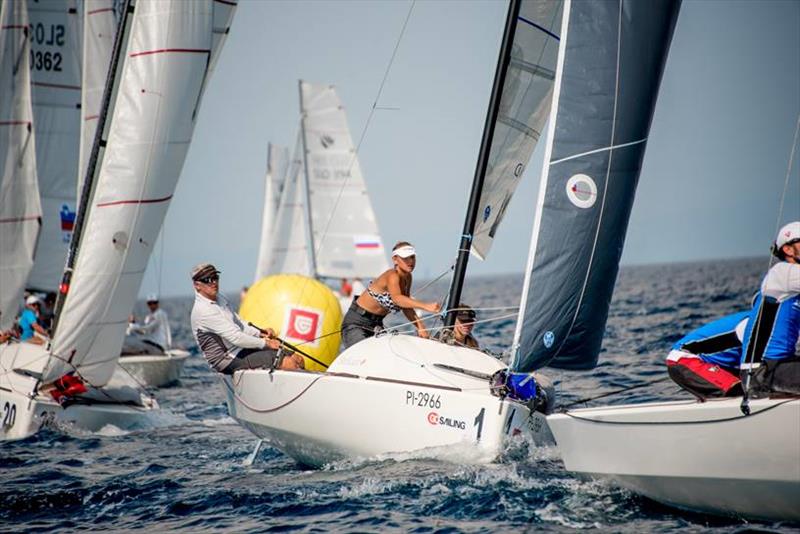 Harken Derm Seascape and First 18 Open European Championship photo copyright Jakica Jesih, GoSailing taken at GoSAILING and featuring the Seascape 18 class