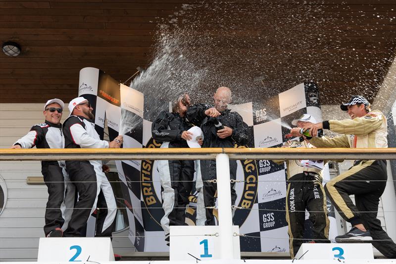 BPRC Cowes Poole Cowes Offshore Power boat race podium - photo © Malc Attrill