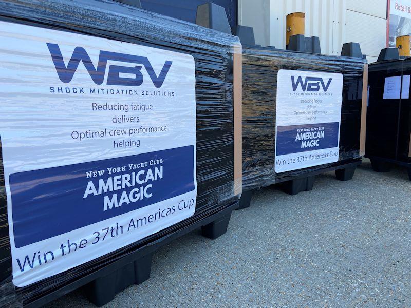 American Magic is proud to partner with SHOCK-WBV Ltd for the 37th America's Cup - photo © Sea Sure