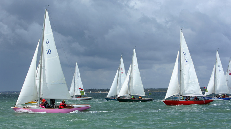 The wind builds throughout day three of Skandia Cowes Week photo copyright onEdition taken at  and featuring the Seaview Mermaid class