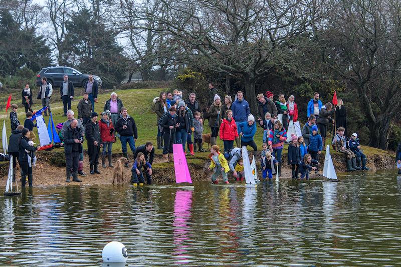 Monohulls final during the 2021 Setley Cup on Boxing Day photo copyright Paul French / www.coolhat.co.uk taken at  and featuring the Setley Cup class