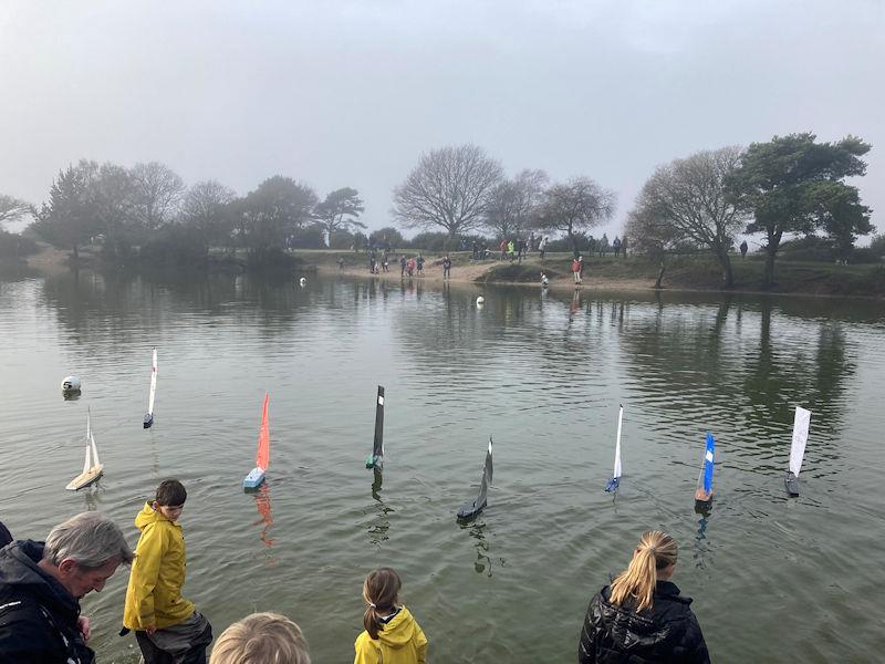 Monohull heat during the 2021 Setley Cup on Boxing Day photo copyright Paul French / www.coolhat.co.uk taken at  and featuring the Setley Cup class