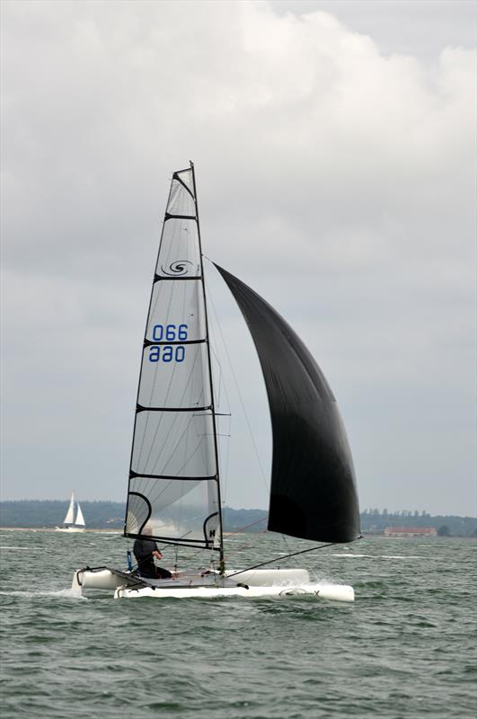 Shadow Nationals at Gurnard photo copyright Pete French taken at Gurnard Sailing Club and featuring the Shadow class