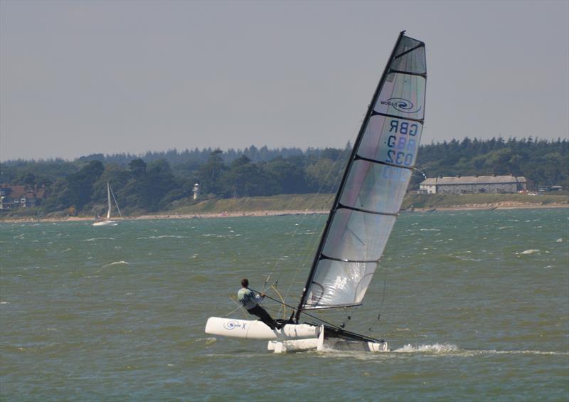 Cowes Dinghy Week 2016 photo copyright Sophie French taken at Gurnard Sailing Club and featuring the Shadow class