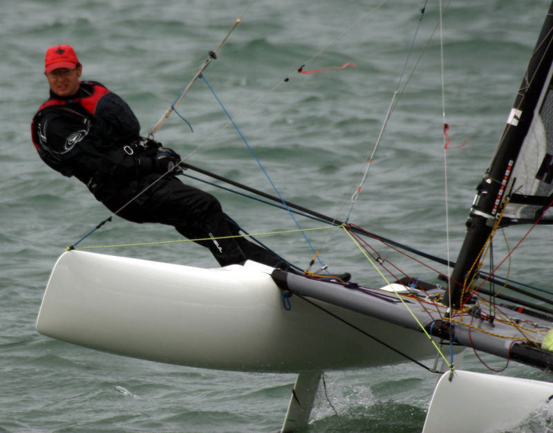 Cowes Dinghy Week action photo copyright Brian Augustus / www.sailingimages.co.uk taken at Gurnard Sailing Club and featuring the Shadow class