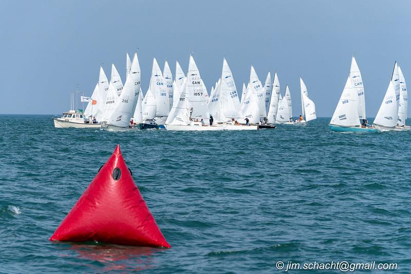 56th Shark World Championship at Niagara-on-the-Lake photo copyright Jim Schacht taken at Niagara-on-the-Lake Sailing Club and featuring the Shark 24 class