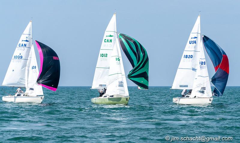 56th Shark World Championship at Niagara-on-the-Lake photo copyright Jim Schacht taken at Niagara-on-the-Lake Sailing Club and featuring the Shark 24 class