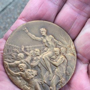 Bronze medal from the 1956 Olympics photo copyright Brian Lambert taken at Brancaster Staithe Sailing Club and featuring the Sharpie class