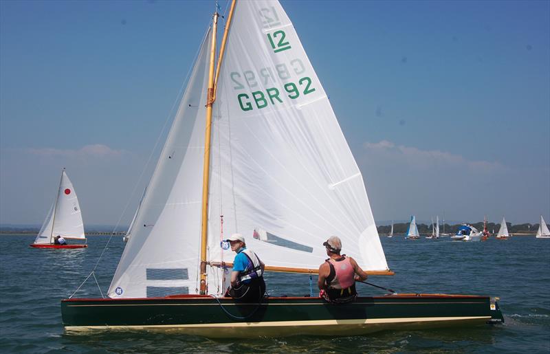 Bosham Classic Boat Revival: this 64 year old 12m Sharpie was made on the Harbour at Sparkes Boatyard on Hayling Island. Fully restored, it was a very, very close runner up to the Enterprise in the Concours prizes photo copyright Dougal@davidhenshallmedia taken at Bosham Sailing Club and featuring the Sharpie class