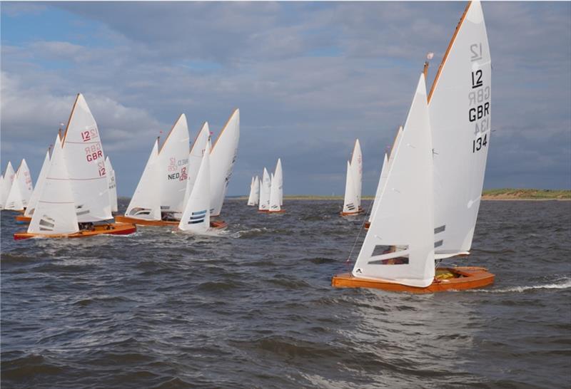 European Sharpie Championship fleet photo copyright Event Media taken at Itchenor Sailing Club and featuring the Sharpie class