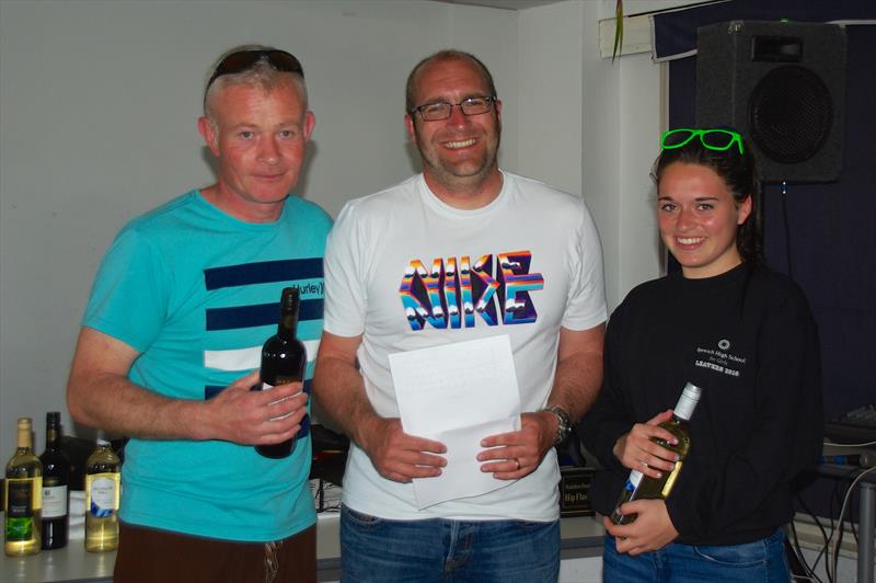 Shaun Allen & Holly Parker win the Shearwater TT at the Isle of Sheppey photo copyright James Willmott taken at Isle of Sheppey Sailing Club and featuring the Shearwater class