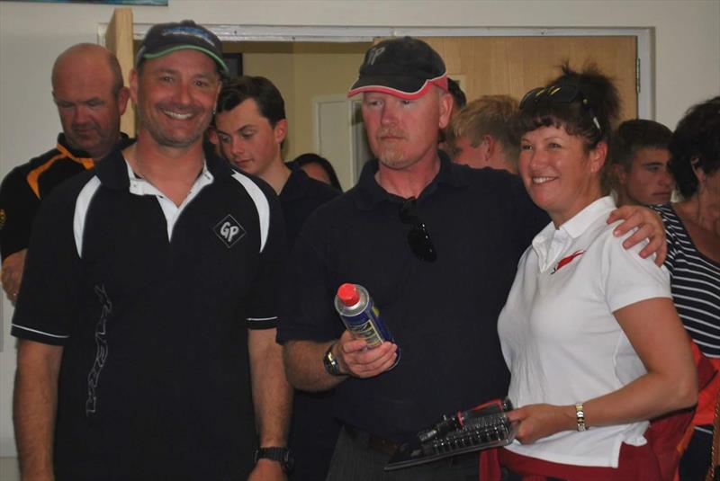 So Tango, Jamie and Kate Gibbons finish 3rd in the Shearwaters at the Weston Cat Open photo copyright Heather Wilcox taken at Weston Sailing Club and featuring the Shearwater class