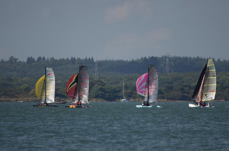 Shearwaters at the Weston Cat Open photo copyright James Willmott taken at Weston Sailing Club and featuring the Shearwater class