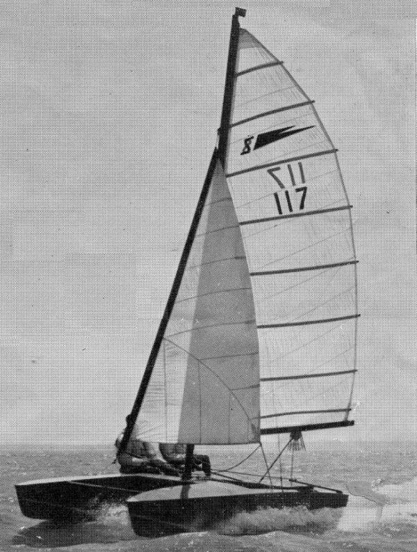 The arrival of the first-generation ‘practical' catamarans would set a stern test for the PY system and would result in the first major change in the way that the numbers were configured photo copyright Shearwater Class taken at  and featuring the Shearwater class