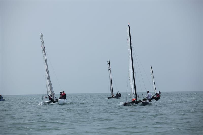 Shearwater TT Round 2 at Minnis Bay photo copyright Hugh ONeill taken at Minnis Bay Sailing Club and featuring the Shearwater class