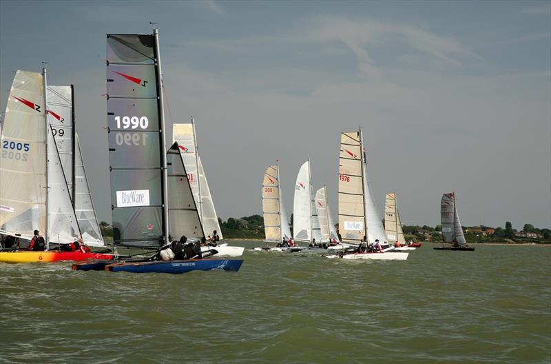 Shearwater Nationals at Brightlingsea  photo copyright Mike Bowden taken at Brightlingsea Sailing Club and featuring the Shearwater class