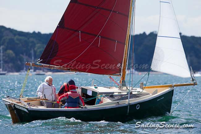 Poole Week 2014 photo copyright David Harding / www.sailingscenes.com taken at Parkstone Yacht Club and featuring the Shrimper class