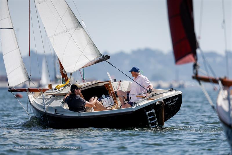 Black Magic, Shrimper, on Monday at the International Paint Poole Regatta 2026 photo copyright Paul Wyeth / www.pwpictures.com taken at Parkstone Yacht Club and featuring the Shrimper class