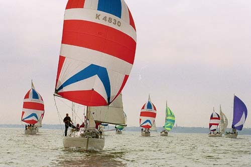 John Wright's 'Summation' wins the Sigma 33 class in the Raymarine Warsash Spring Series photo copyright Eddie Mays taken at Warsash Sailing Club and featuring the Sigma 33 class