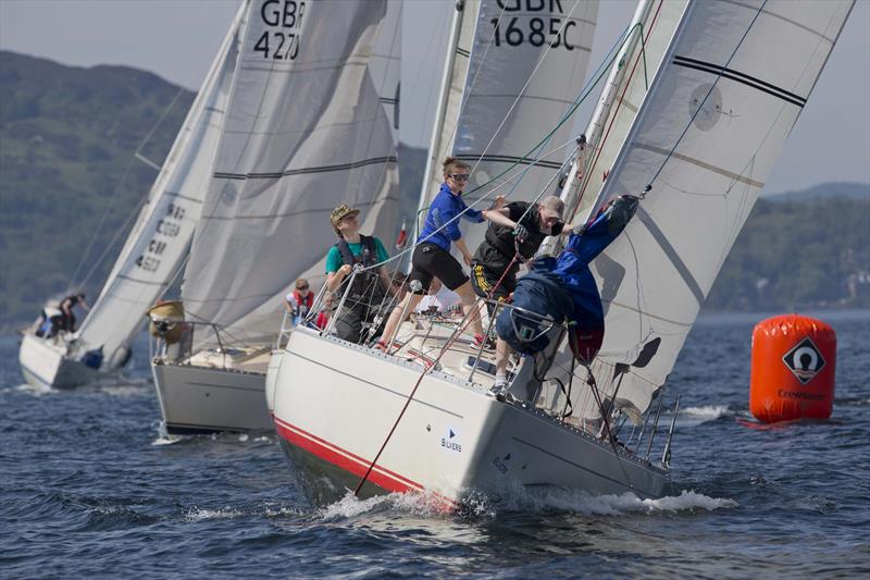 Silvers Marine Scottish Series day 1 photo copyright Marc Turner / PFM Pictures taken at Clyde Cruising Club and featuring the Sigma 33 class