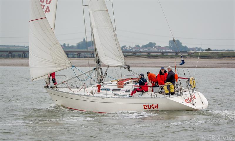 Rush during the Medway Regatta 2021 photo copyright Paul Babbington taken at Medway Yacht Club and featuring the Sigma 33 class