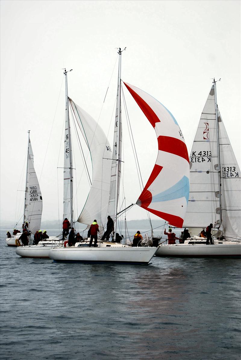 Irish Sigma 33 championships at Bangor photo copyright Ken Hunter taken at Royal Ulster Yacht Club and featuring the Sigma 33 class