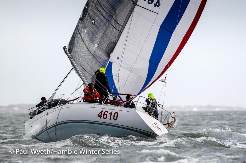 Stan, Sigma 33 - HYS Hamble Winter Series week 5 photo copyright Paul Wyeth / www.pwpictures.com taken at Hamble River Sailing Club and featuring the Sigma 33 class