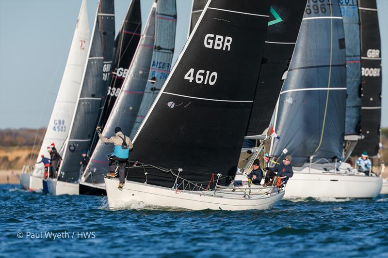 Stan the Boat - Hamble Winter Series 2025 Race Week 8 photo copyright Paul Wyeth / www.pwpictures.com taken at Hamble River Sailing Club and featuring the Sigma 33 class