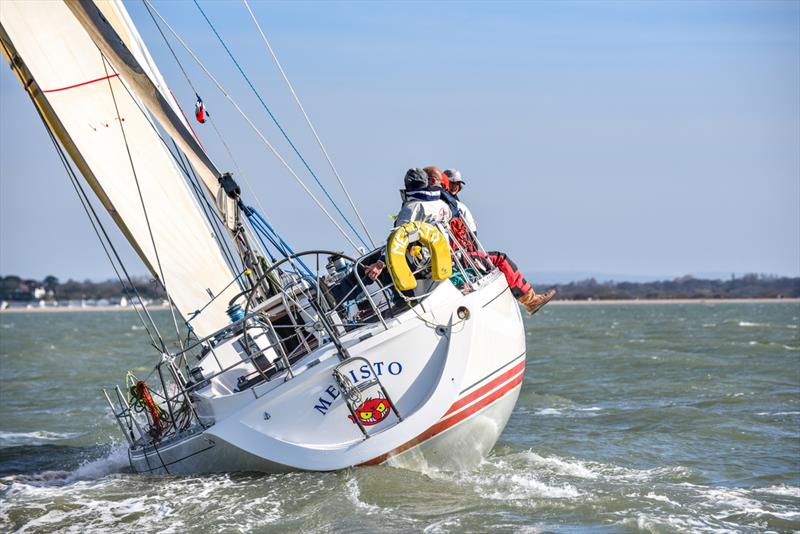 Mefisto on day 3 of the Helly Hansen Warsash Spring Series - photo © Andrew Adams / www.closehauledphotography.com