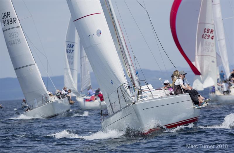 Scottish Series 2018 day 2 photo copyright Marc Turner / CCC taken at Clyde Cruising Club and featuring the Sigma 38 class