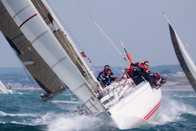 Sigma 38 nationals in Weymouth Bay photo copyright Steve Bell / www.fotoboat.com taken at Weymouth & Portland Sailing Academy and featuring the Sigma 38 class