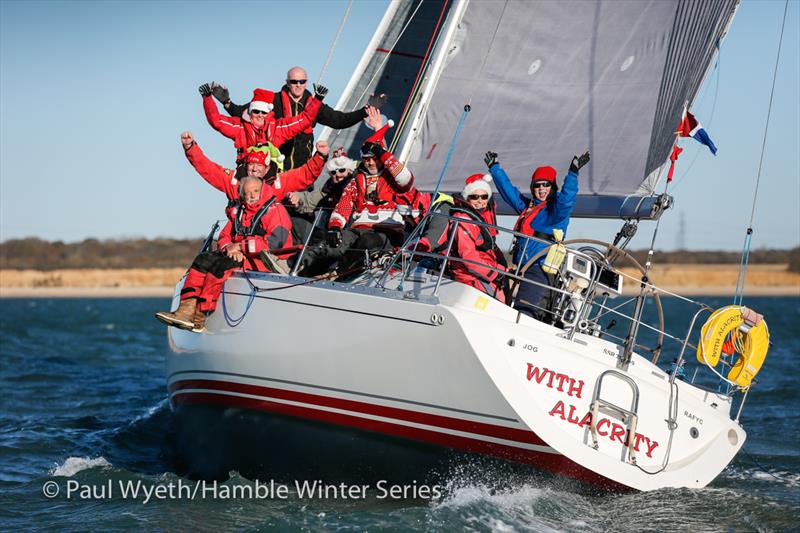 With Alacrity, Sigma 38, HYS Hamble Winter series, Yacht of the Series photo copyright Paul Wyeth / www.pwpictures.com taken at Hamble River Sailing Club and featuring the Sigma 38 class