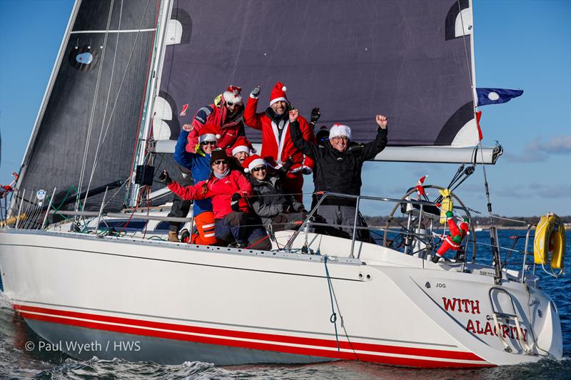 With Alacrity wins Yacht of The Series - Hamble Winter Series 2025 Race Week 8 photo copyright Paul Wyeth / www.pwpictures.com taken at Hamble River Sailing Club and featuring the Sigma 38 class
