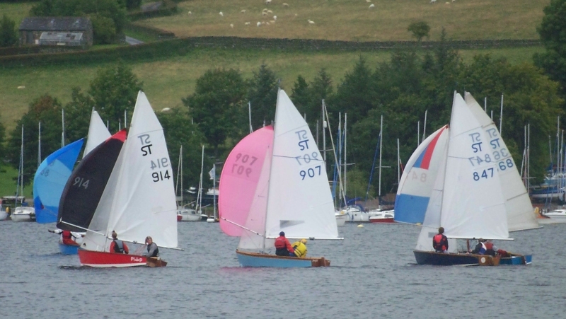 Excellent entertainment for sailors at the SigneT National Champs 2007 photo copyright Jenny Overs taken at Ullswater Yacht Club and featuring the SigneT class