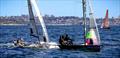 Typhoon tangles with Moonen - Manly 16s Club Championship Heats 8,9 © Sail Media